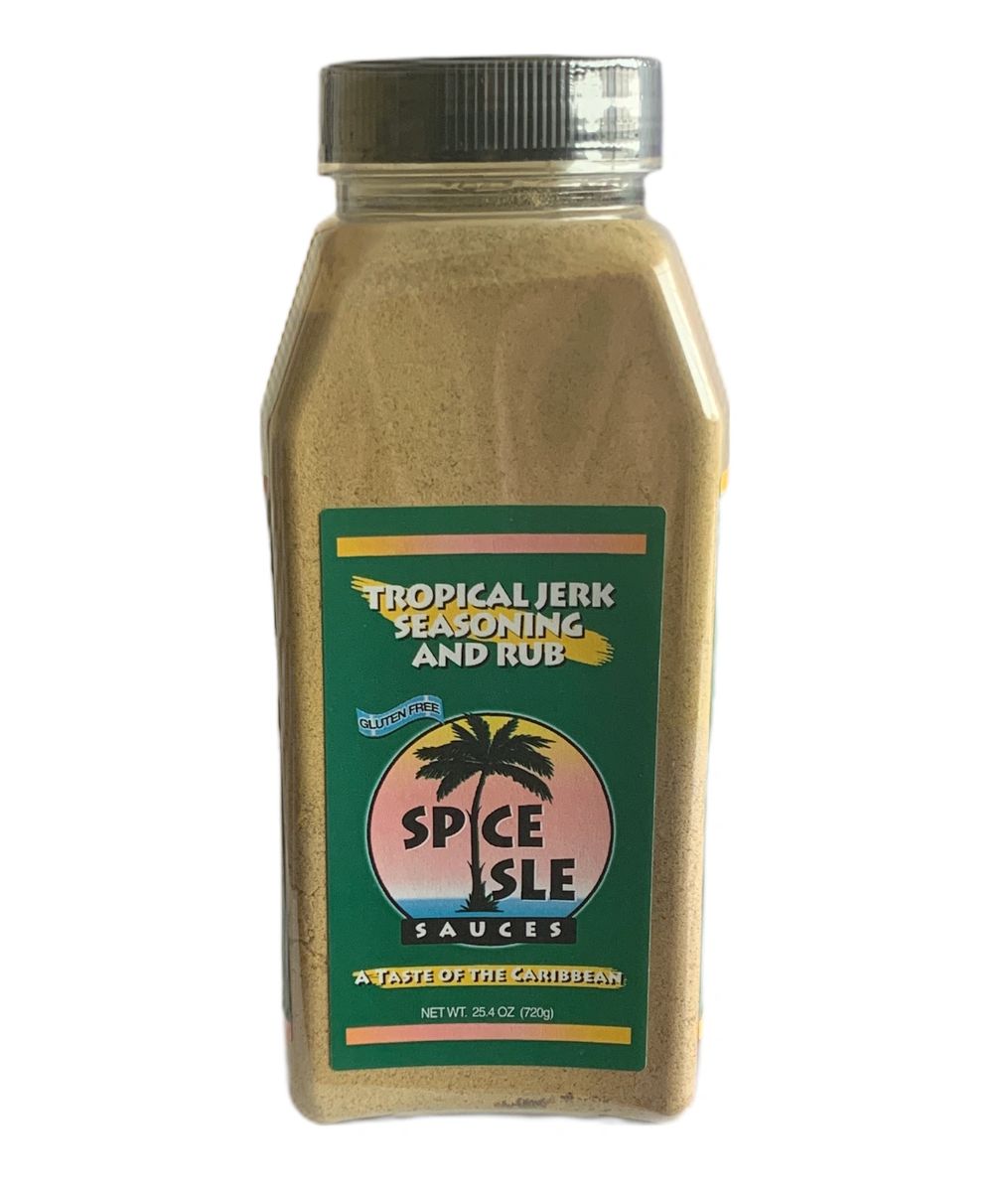 Spice Isle Sauces Tropical Jerk Rub, Caribbean Seasoning Blend with
